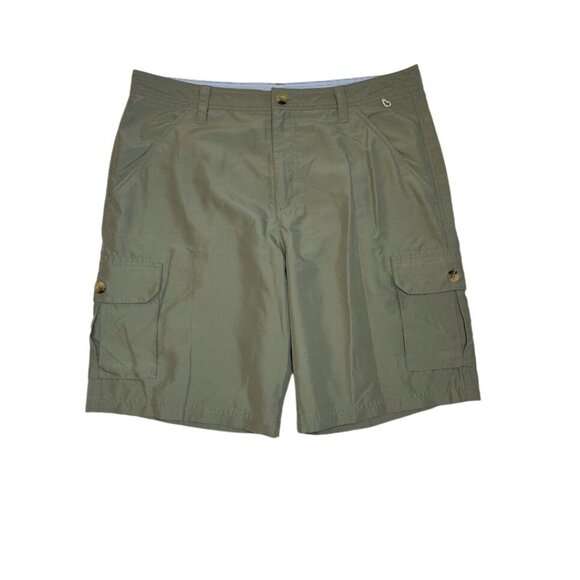 Magellan Outdoors Mens 34 Fish Gear Cargo Shorts Sage Green - Picture 1 of 8